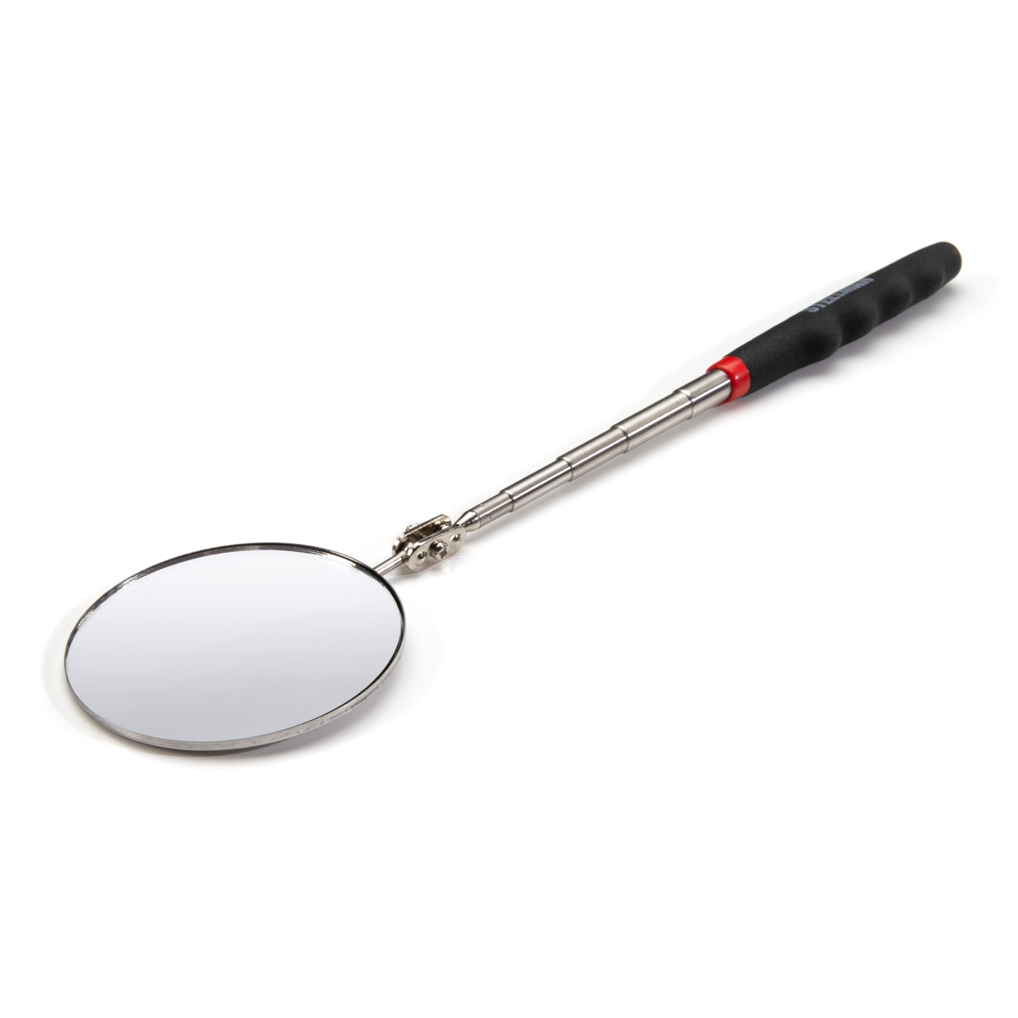STEELMAN 29-Inch Telescoping 3.25-Inch Round Inspection Mirror, Model# 41820